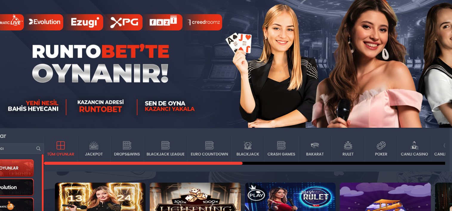 Runtobet Casino İncelemesi: Oyunlar, Bonuslar ve Deneyim